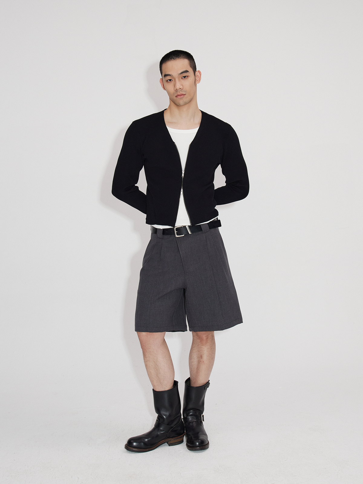 25SS V-Neck Zip Jacket