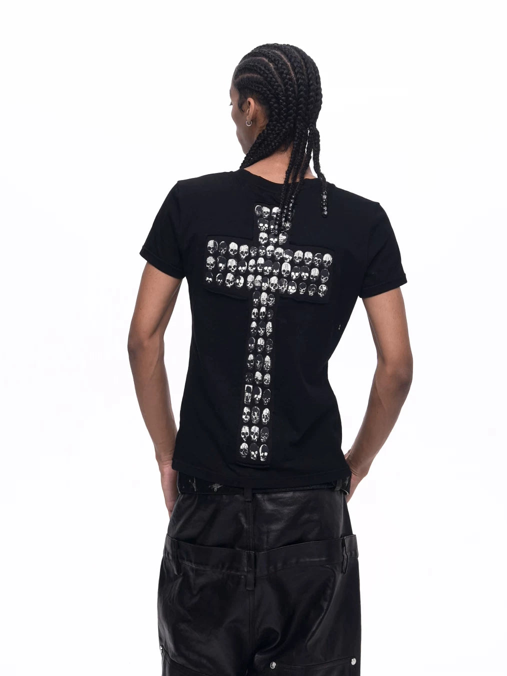 Men's Black Skull Cross Tee