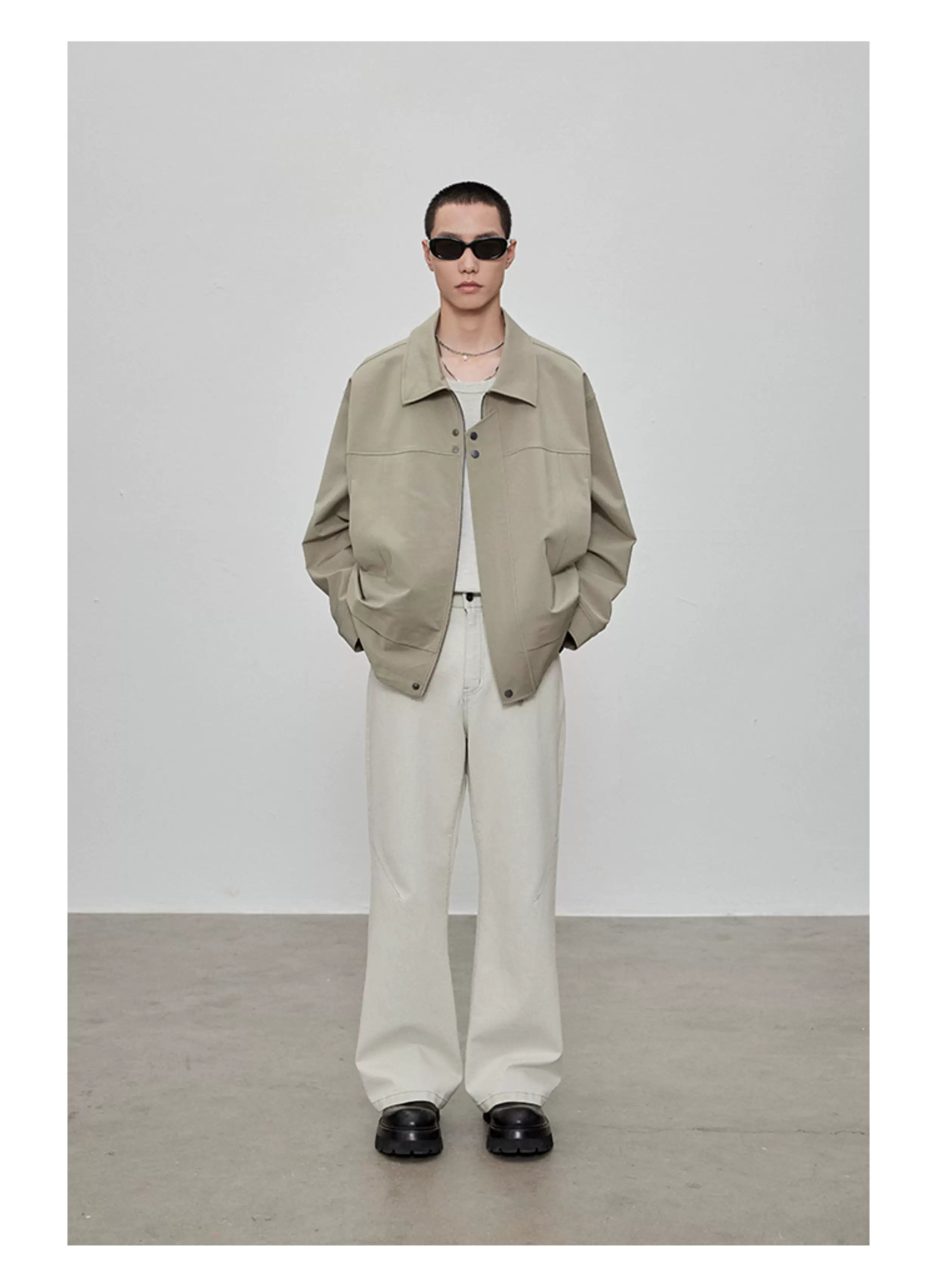Square Collar Boxy Jacket