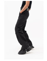Men's Double Buckle Pleated Casual Pants