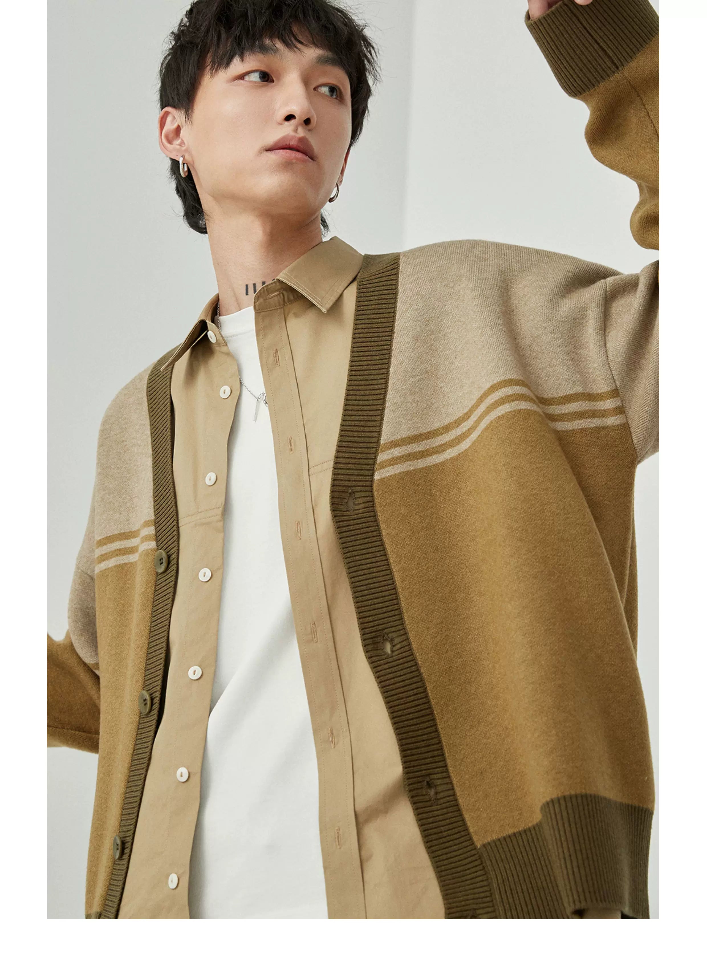 Split Pocket Basic Cotton Shirt