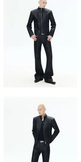 Mid Rise Flare Silver Riveted Jeans