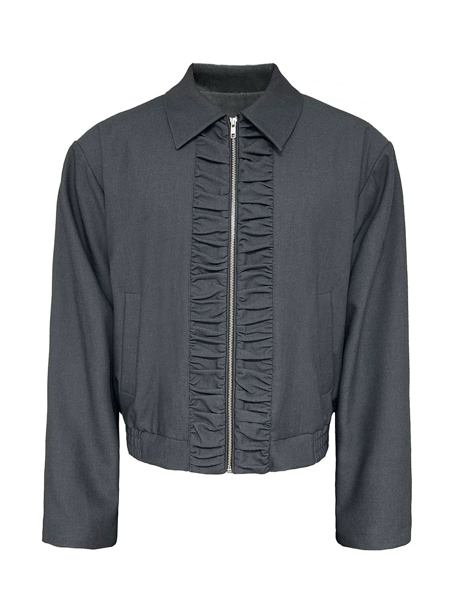 Boxy Fit Court Jacket YKK Zipper