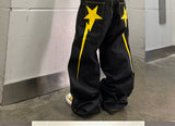 2000s Yellow BabySTA Bootleg Raw Jeans