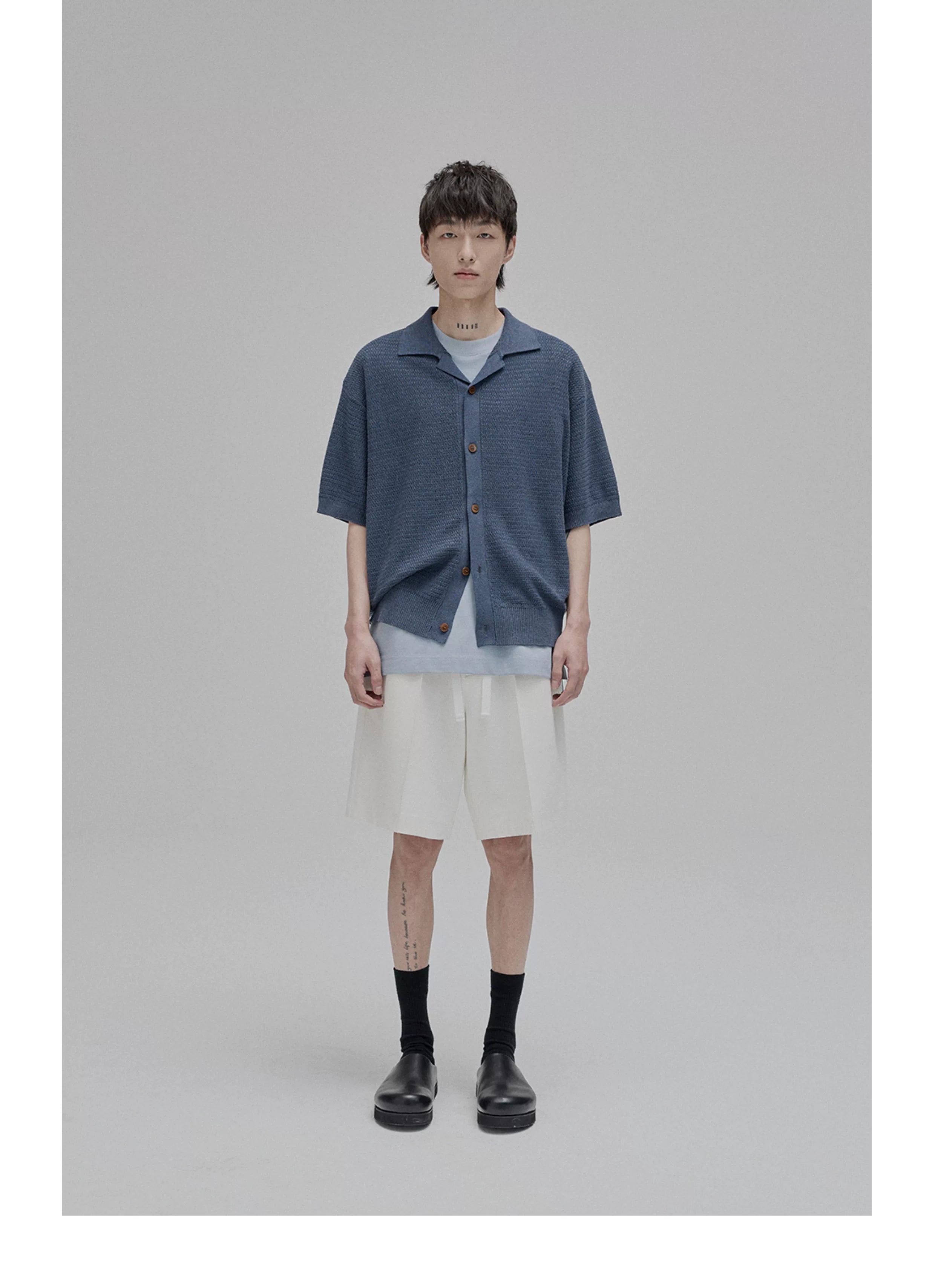 Tie Waist Straight Leg Knit Pants
