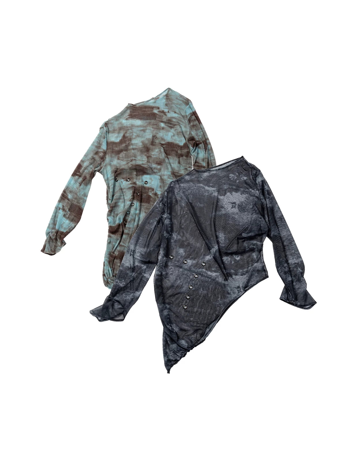 Irregular Mesh Unisex Tops