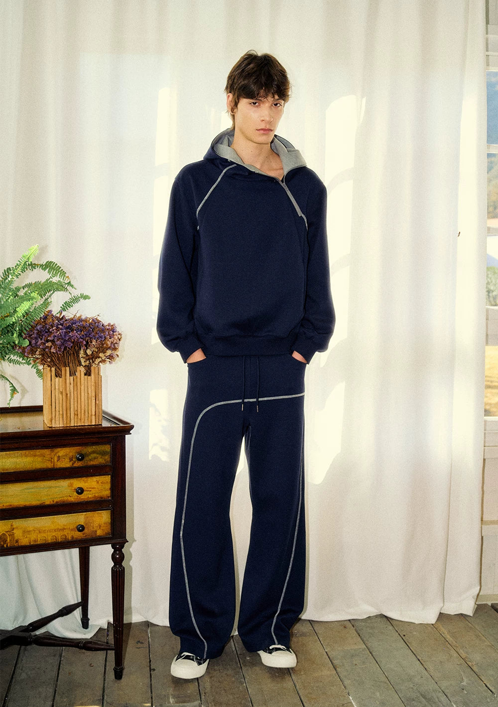 Men's Contrasting Casual Sweatpants