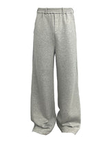 Flared Space Cotton Sweatpants With Pockets