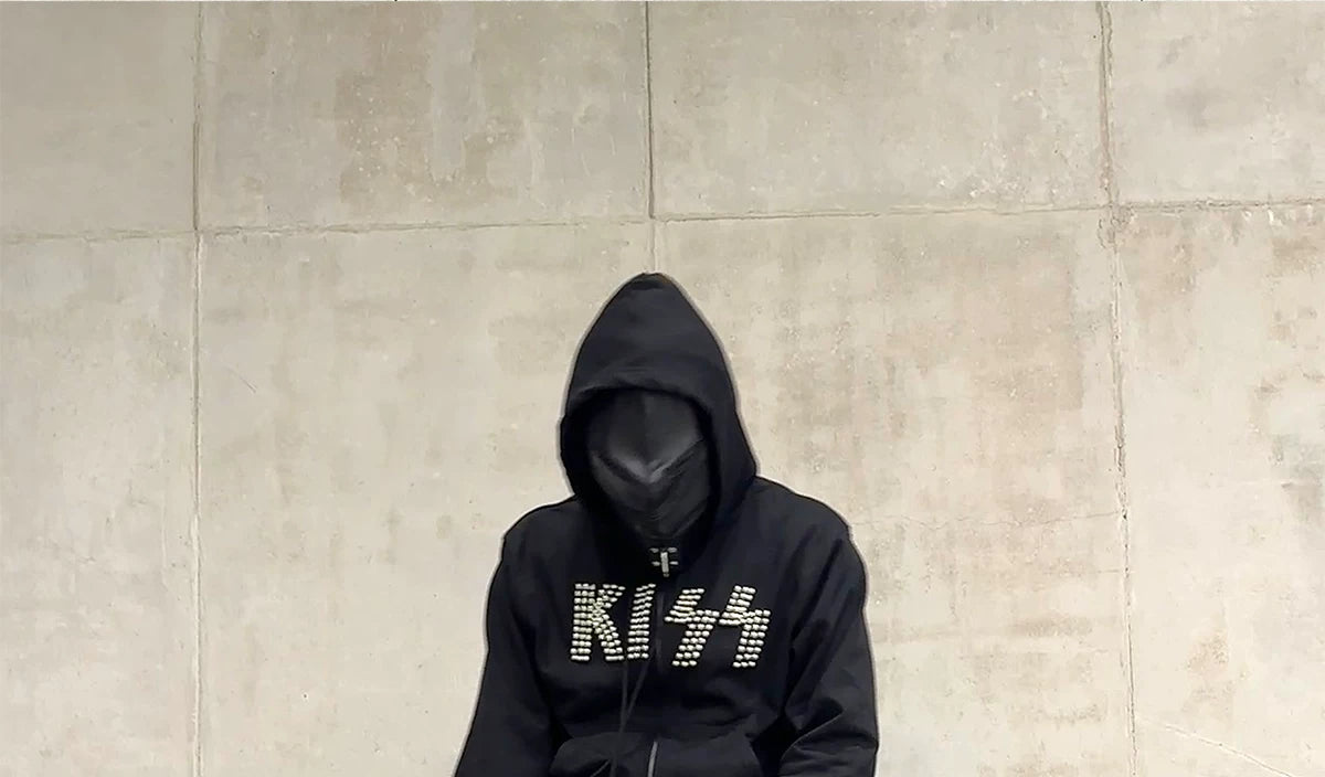 Slim Fit Beaded Heavyweight Hoodie