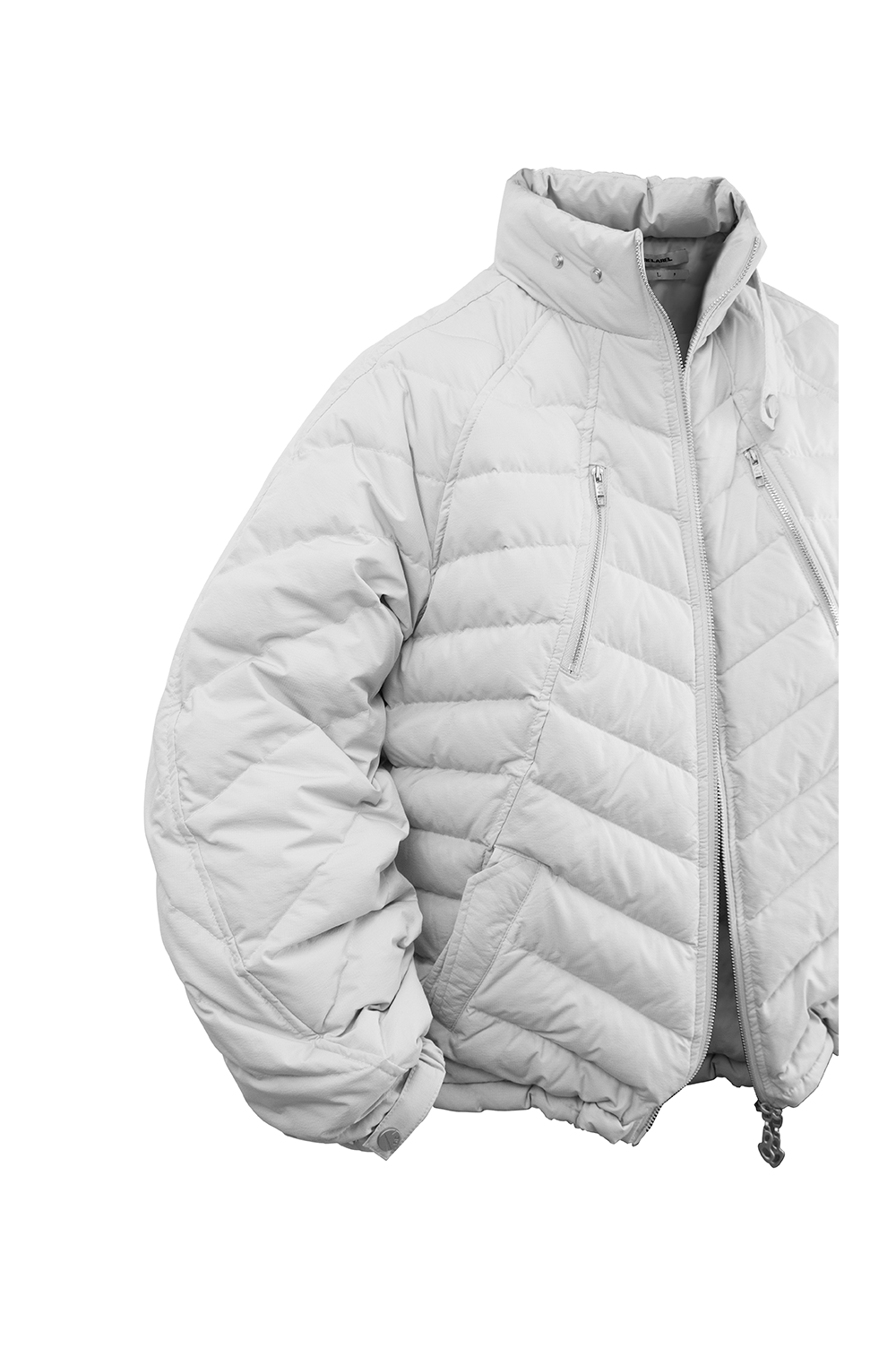 Reversible V-Quilted 90% Down Fill Jacket