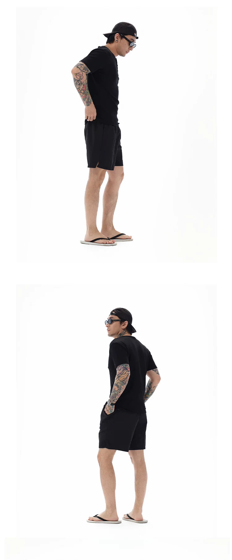 Ice Cool Solid Henley Tee