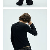 Slim Fit Two-Color Long Base Tees
