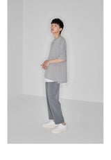 Drapey Stretchy Elastic Waist Cropped Pants