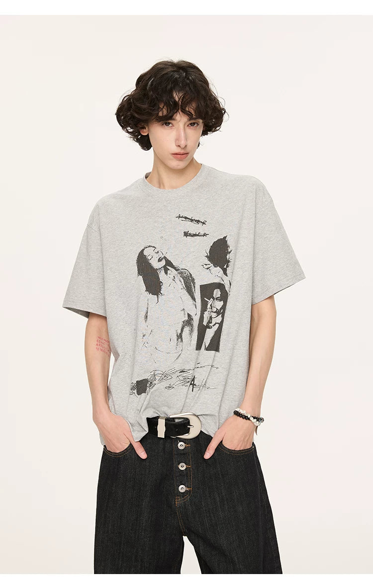 Vintage Graphic Loose Cooling Sorona Tee