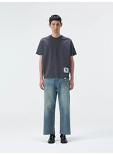 Multi-color Cotton Crew Neck Tees