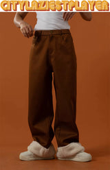 Men’s Fleece Cuff Casual Pants