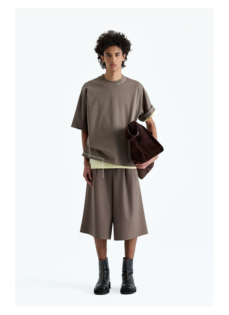 300G Short Sleeve Long-Staple Cotton Tee