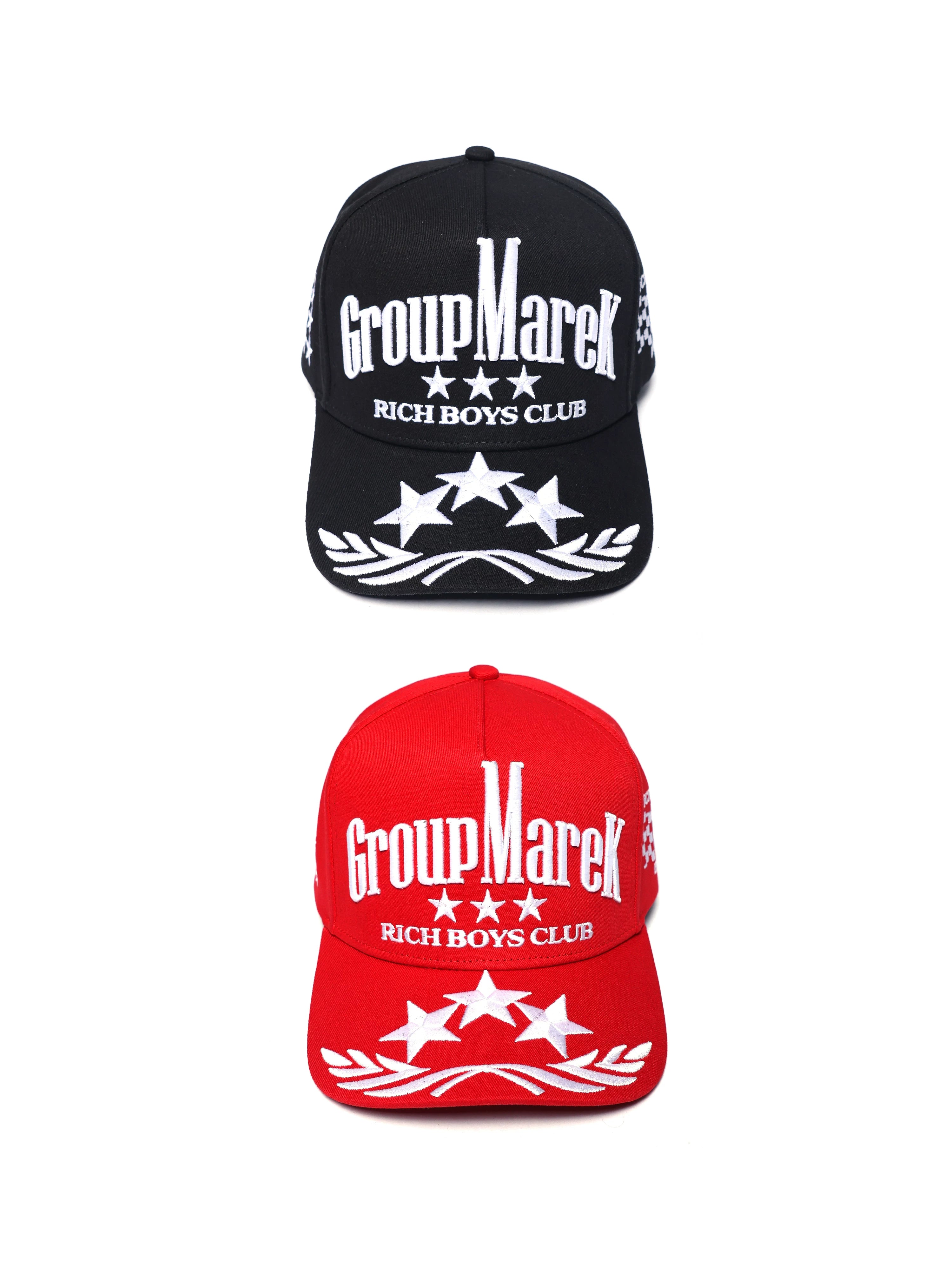 Two-tone Stiff Embroidered Baseball Caps