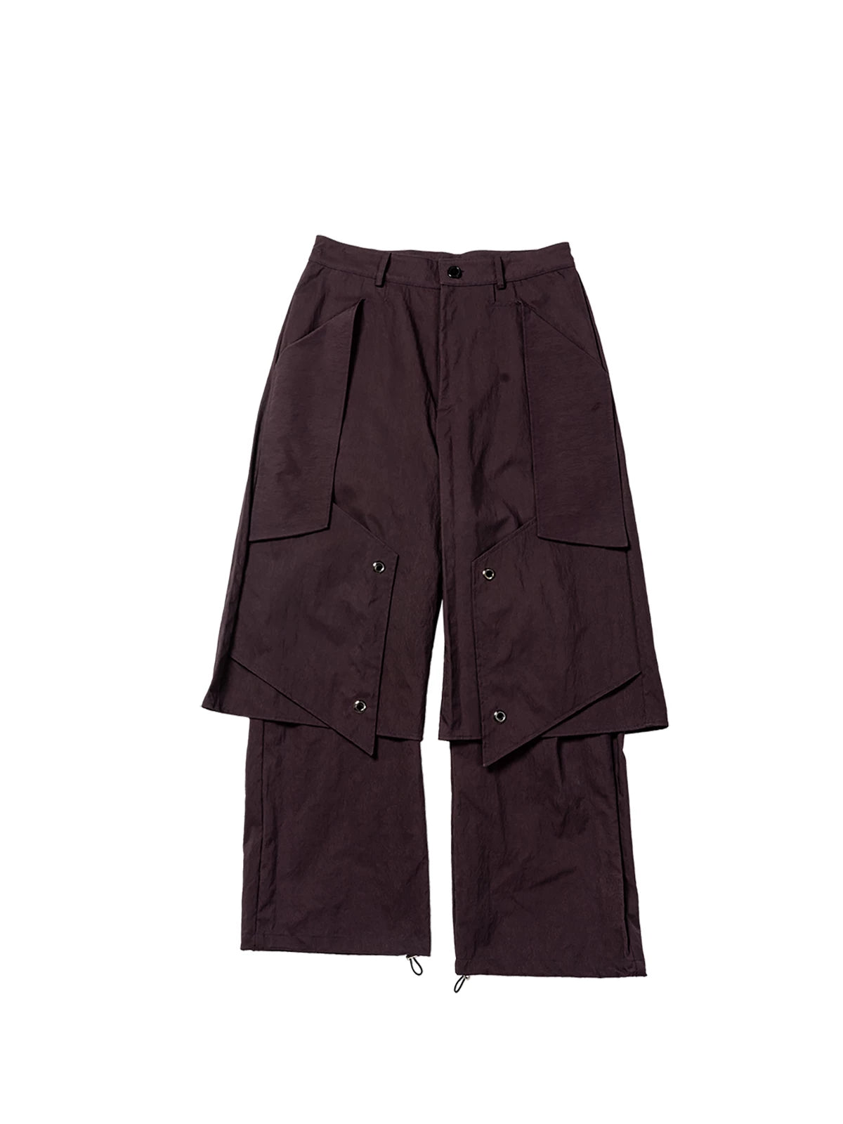 Crinkled Drawstring Outdoor Pants