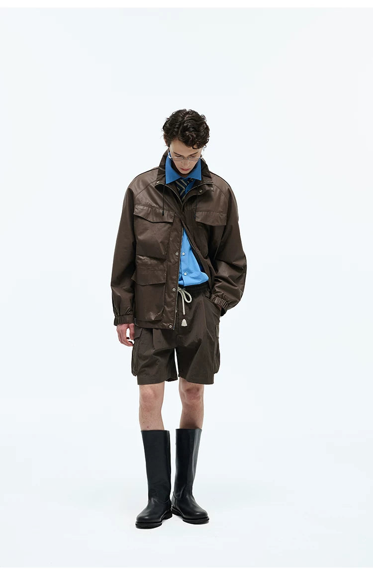 Cotton Coated Multi-pocket Hunting Jacket