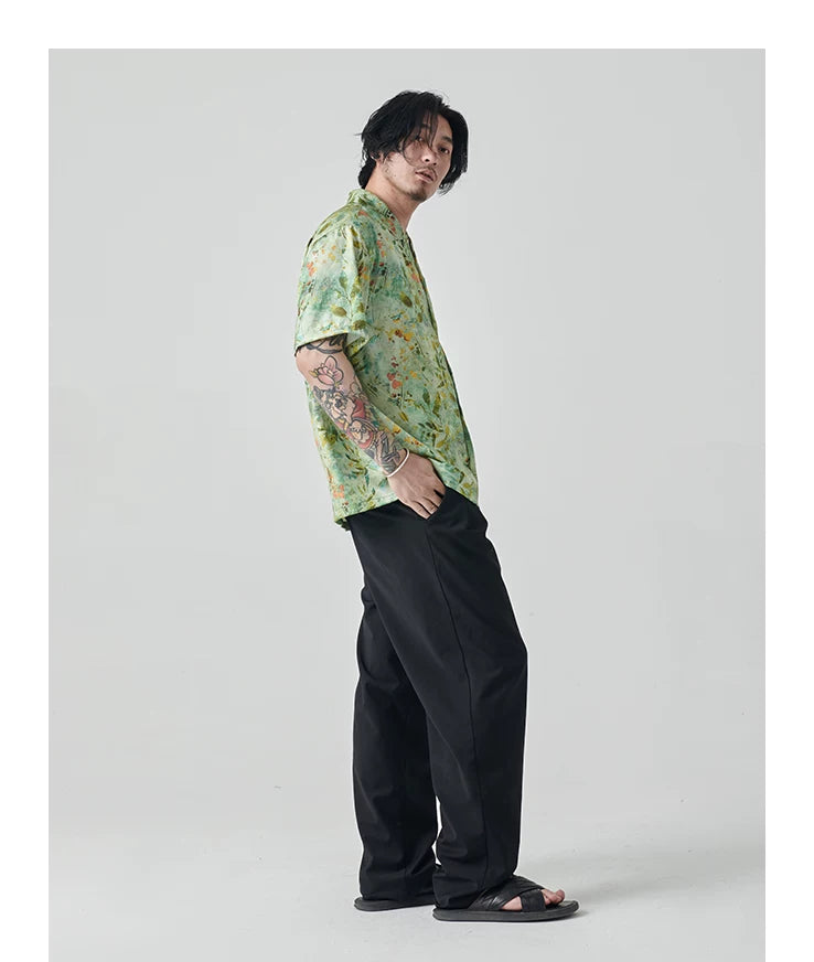 Loose Short Sleeve Hawaiian Shirt