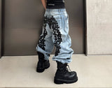 Genuine Vintage Washed Blue Carpenter Jeans