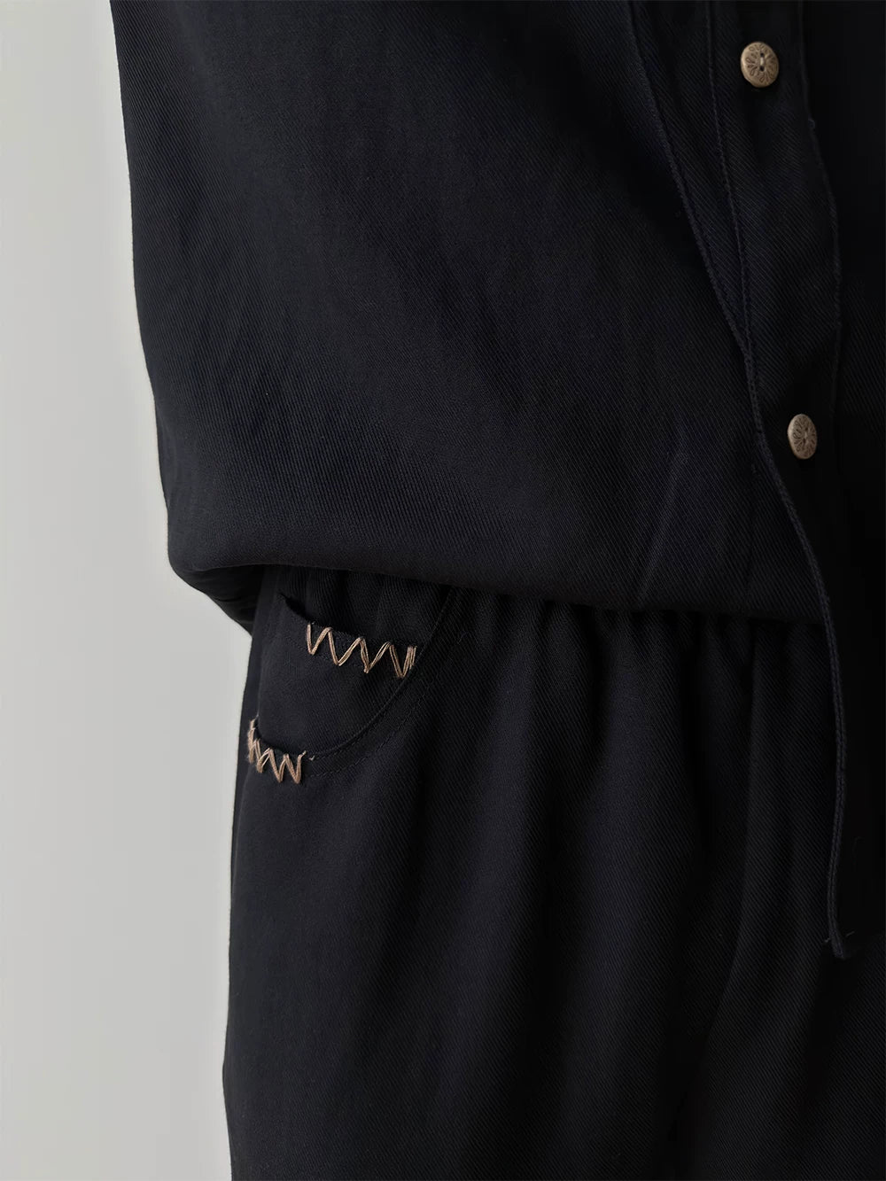 Drawstring Straight Leg Linen Lyocell Pants