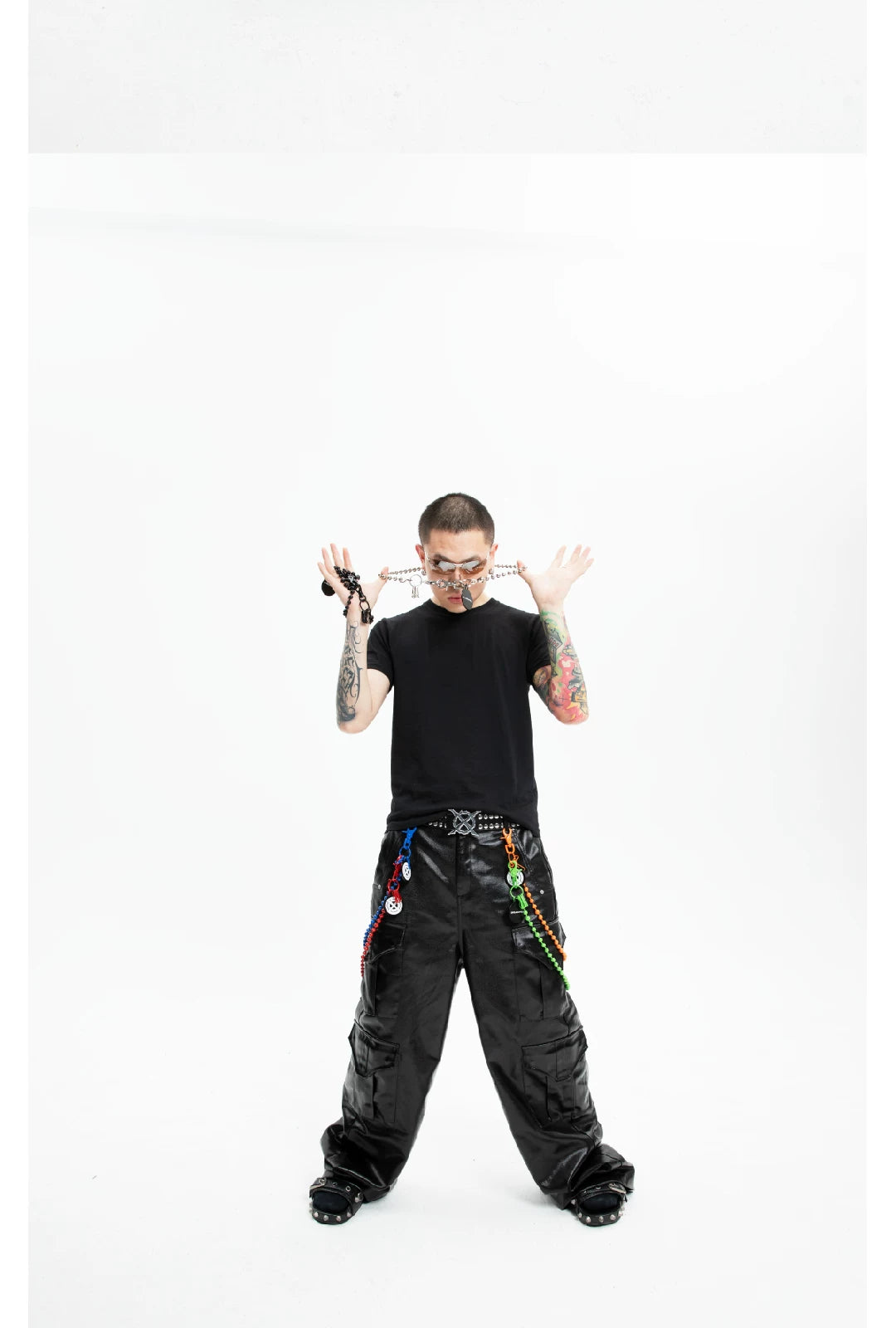 Six-color Lobster Clasp Beaded Pants Chain
