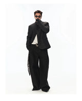 Lightweight Stand Collar Blazer Padded Coat