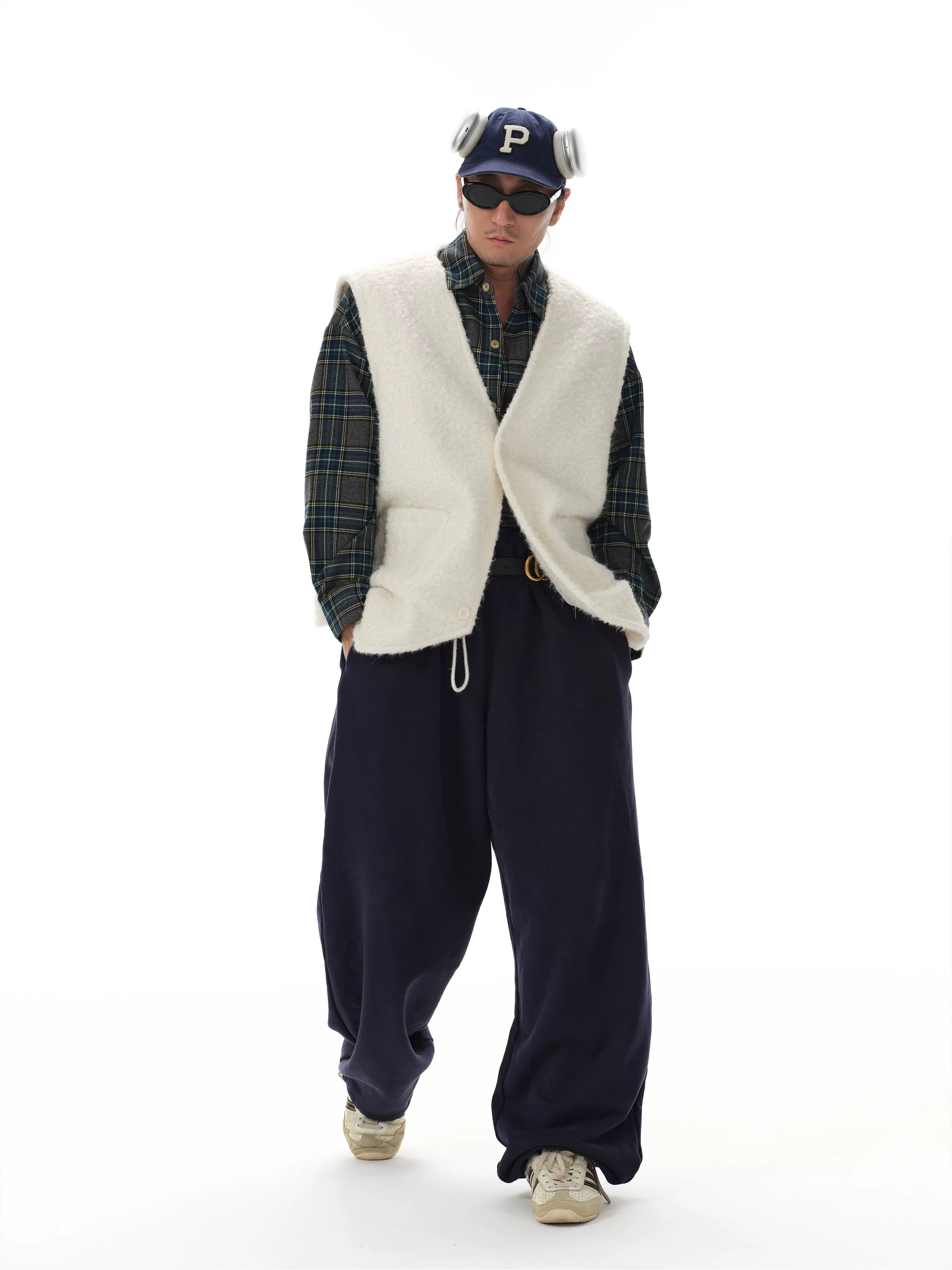 Green Vintage Plaid Japanese Flannel Shirt