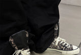 Leopard Print 1970s Long Tongue Sneakers