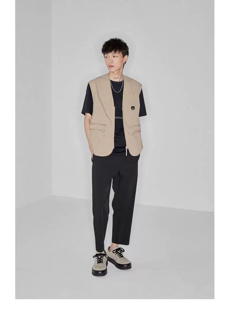 Double-sided Color-block Printed Pima Cotton Tee