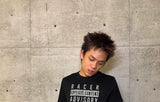 Distressed Rhinestone Racer Tee