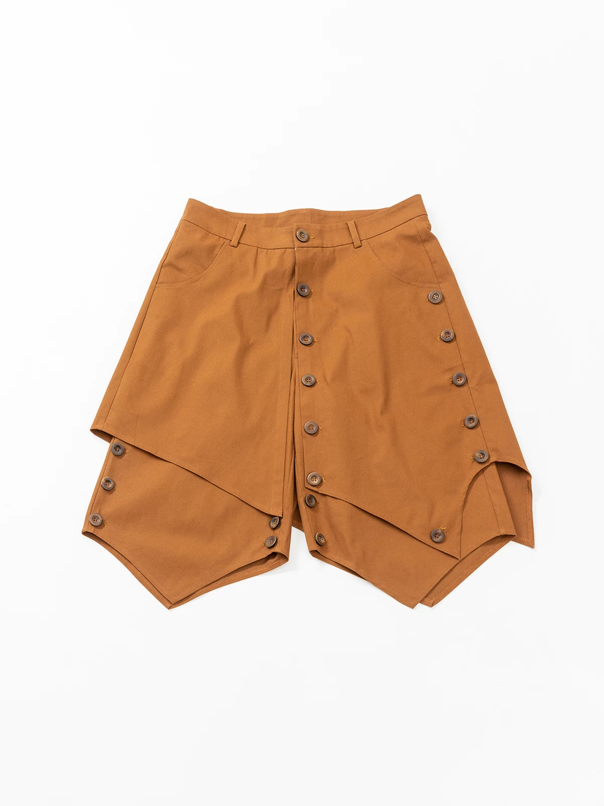 Vintage Y2K Double Layer Button Skort