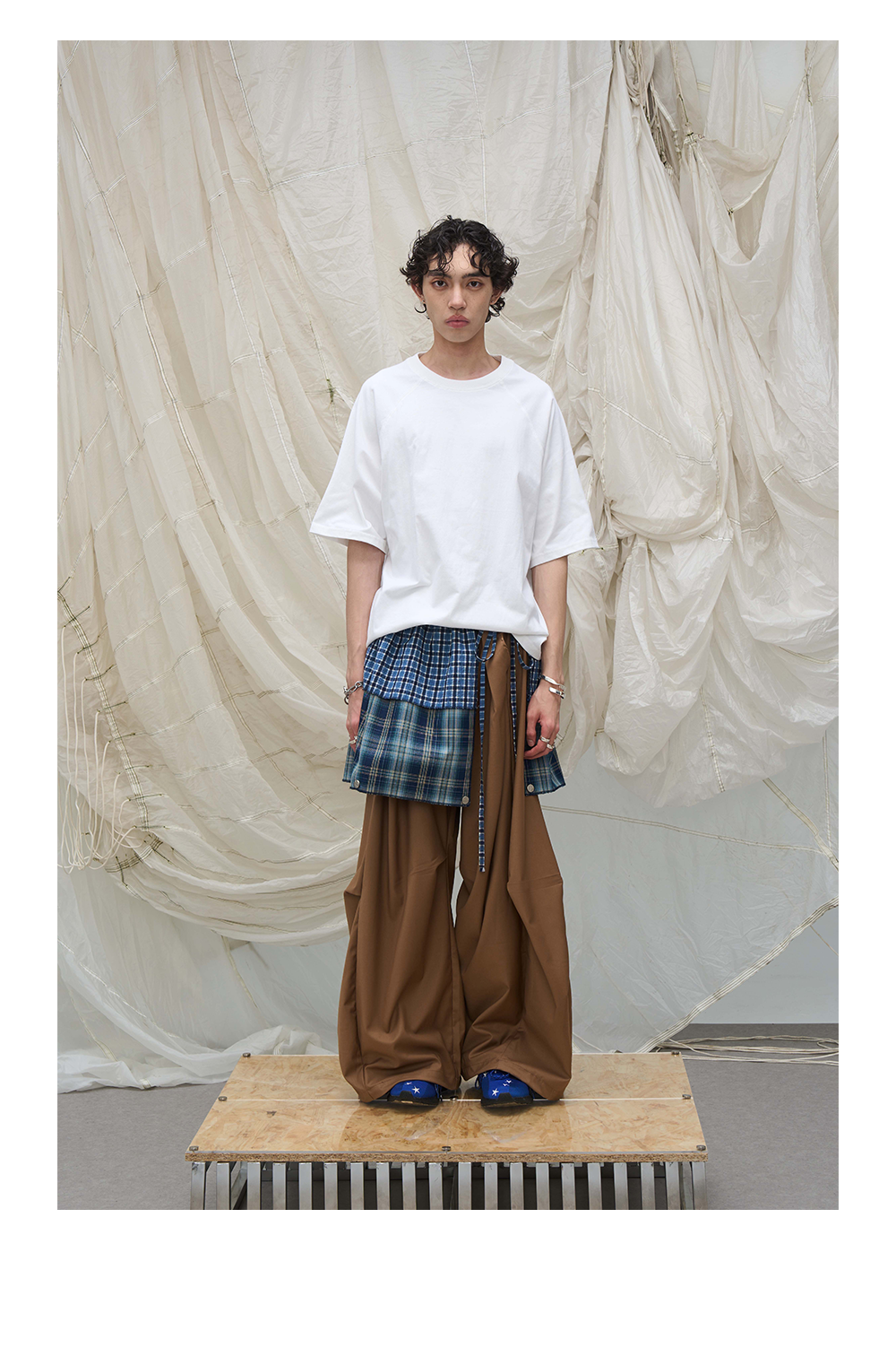 Plaid Unisex Skirt Extender