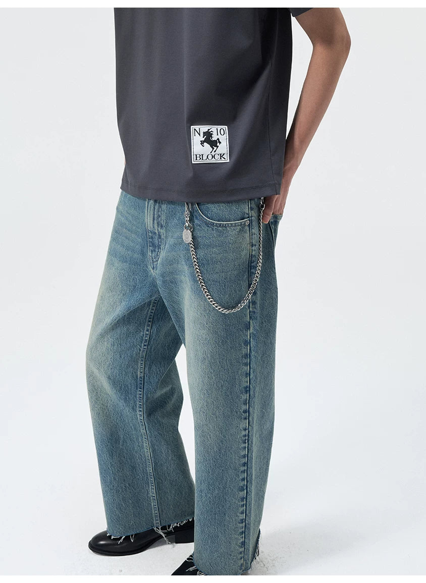 Multi-color Cotton Crew Neck Tees