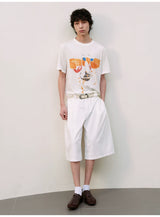 Juicy Digital Print Wool Tencel Tee