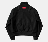 Australian Wool Stand Collar Puffer Jacket