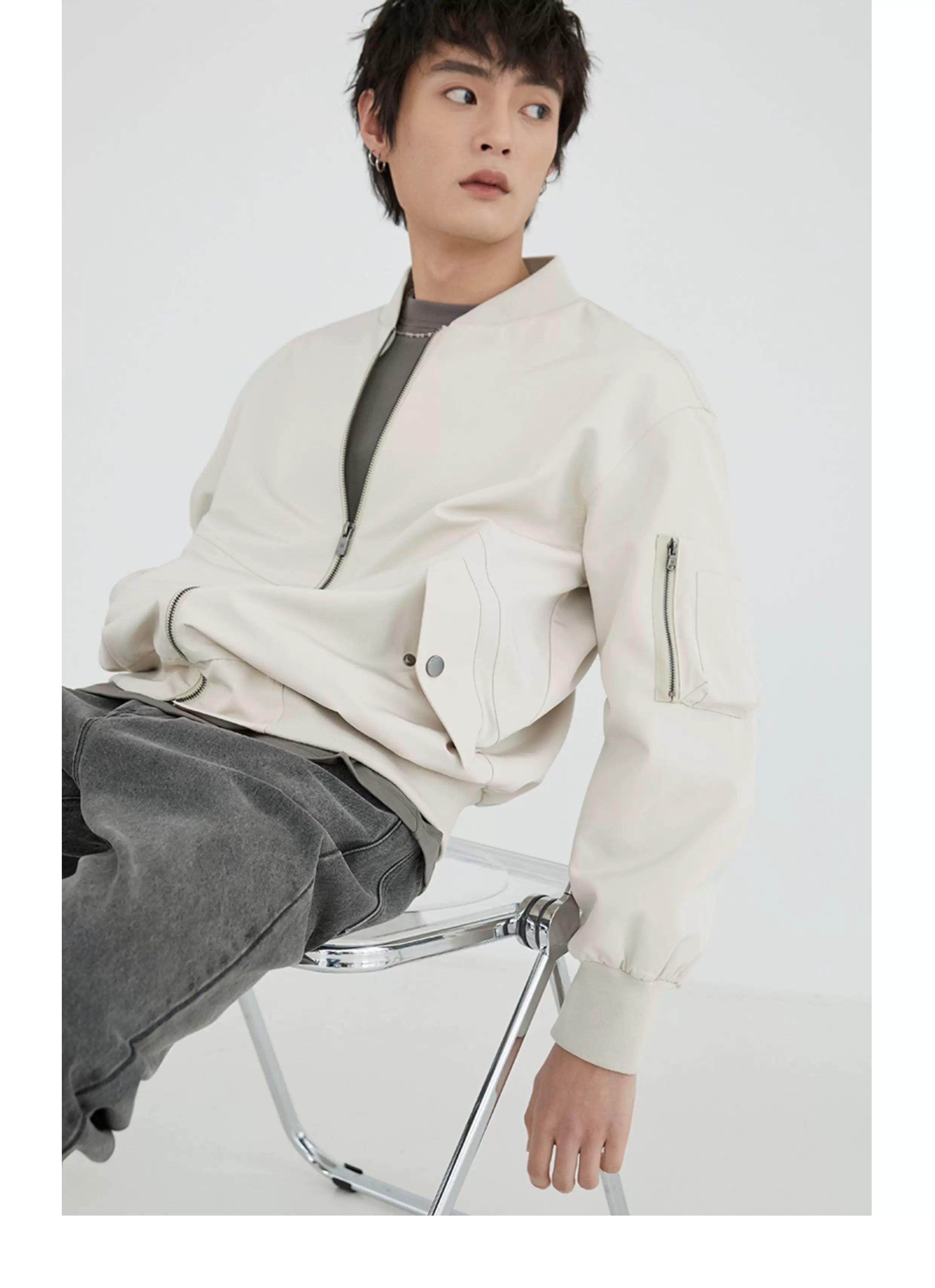 Long-Sleeved Mercerized Combed Tee