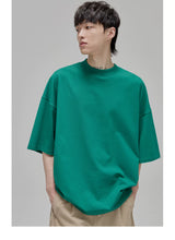 Vintage Ribbed Half Sleeve Tees