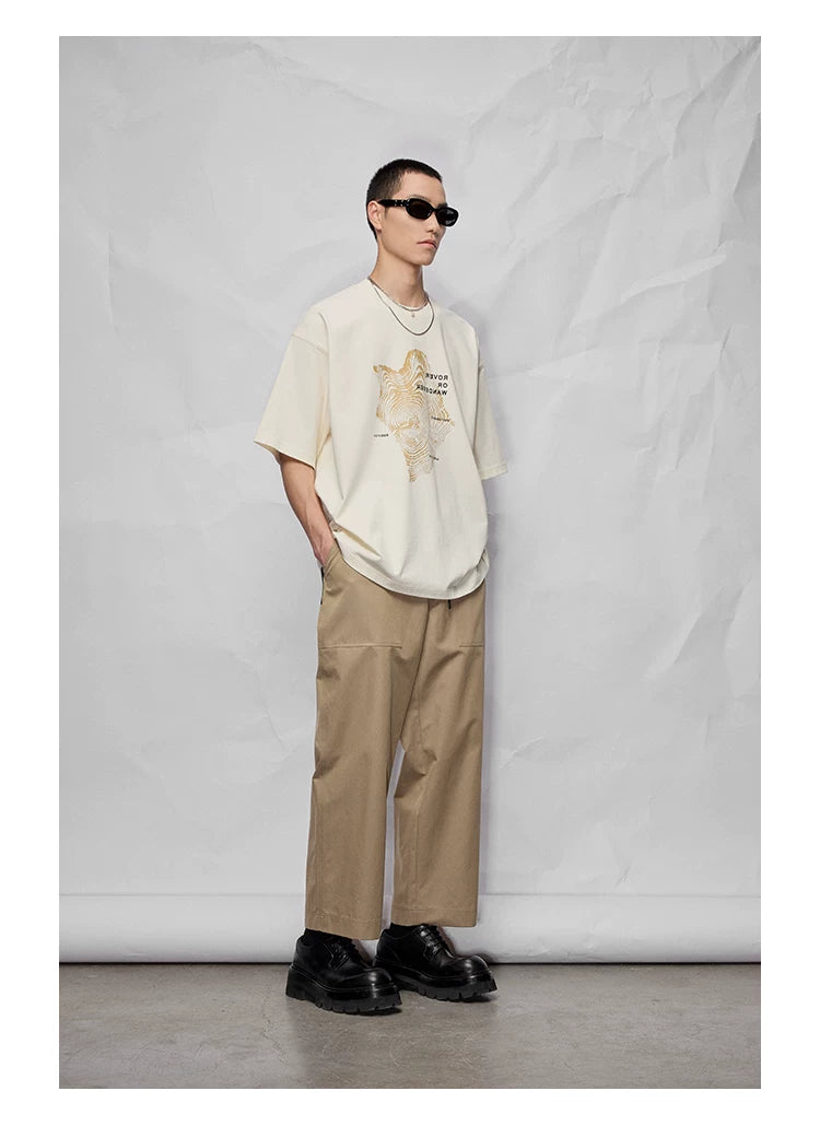 Oversized Graphic Print Tee