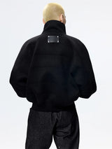 Warm Loose Short Wool Cocoon Coat