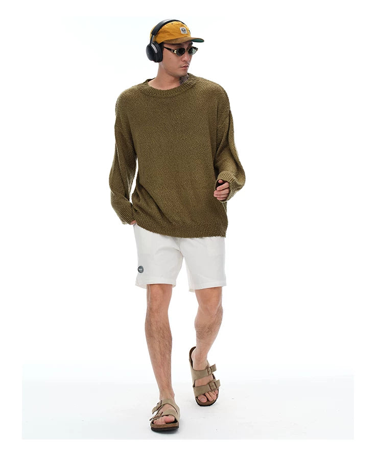 Men's Loose Spring Pullover Sweater