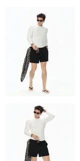 Soft Quick-Dry Fitted Long-Sleeve Top
