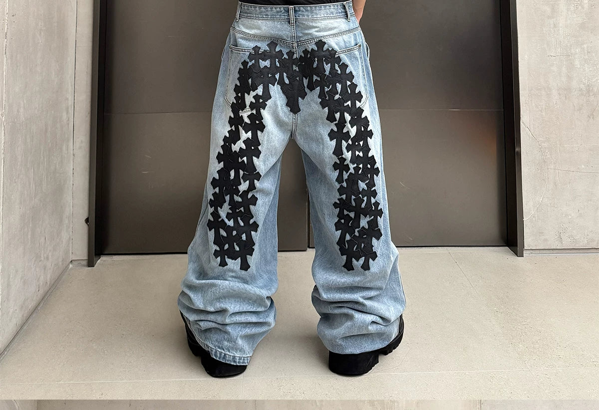 Genuine Vintage Washed Blue Carpenter Jeans