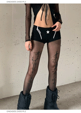 Thorn Print Pantyhose