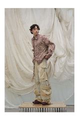Multi-Length Detachable Patchwork Cargo Pants