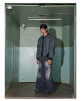 American Vintage Washed Distressed Baggy Jeans