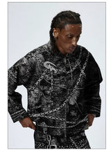 American Chain Print Detroit Work Jacket