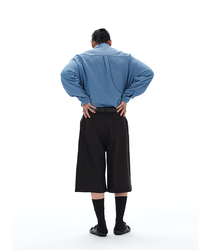 Men's Vintage Loose Cropped Pants